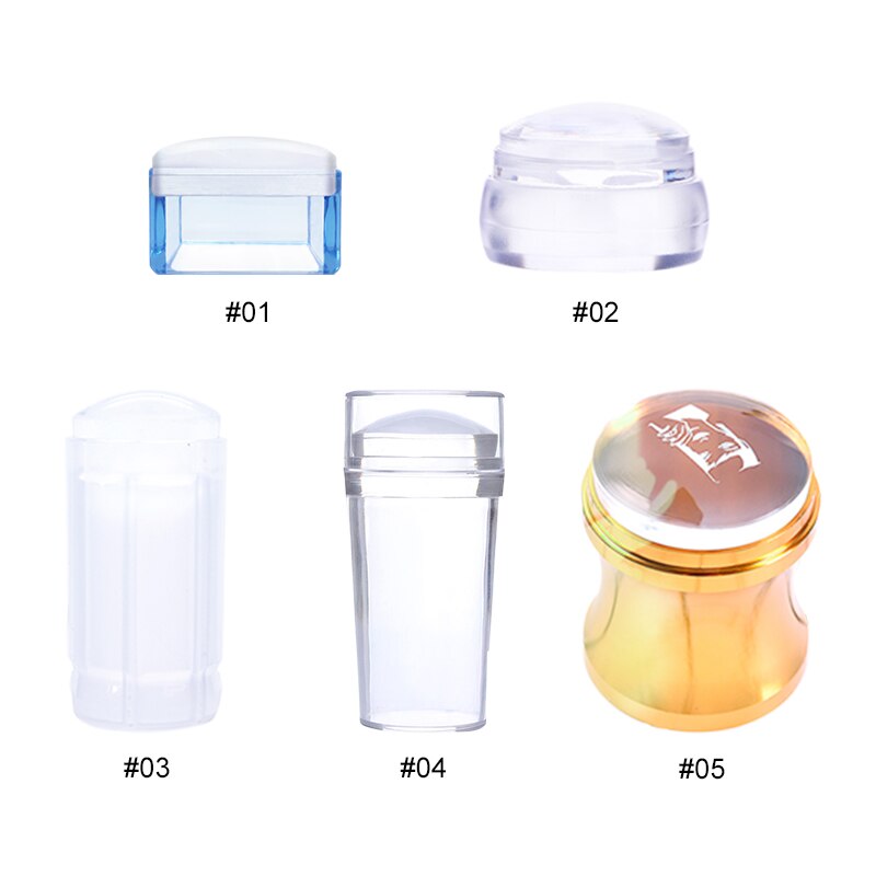 Saviland Gel Vernis pour Nail Stamping Plaques Timbre Nail art Modèle Gel Polonais pour Ongles Stemping bricolage Nail Joint Racleur