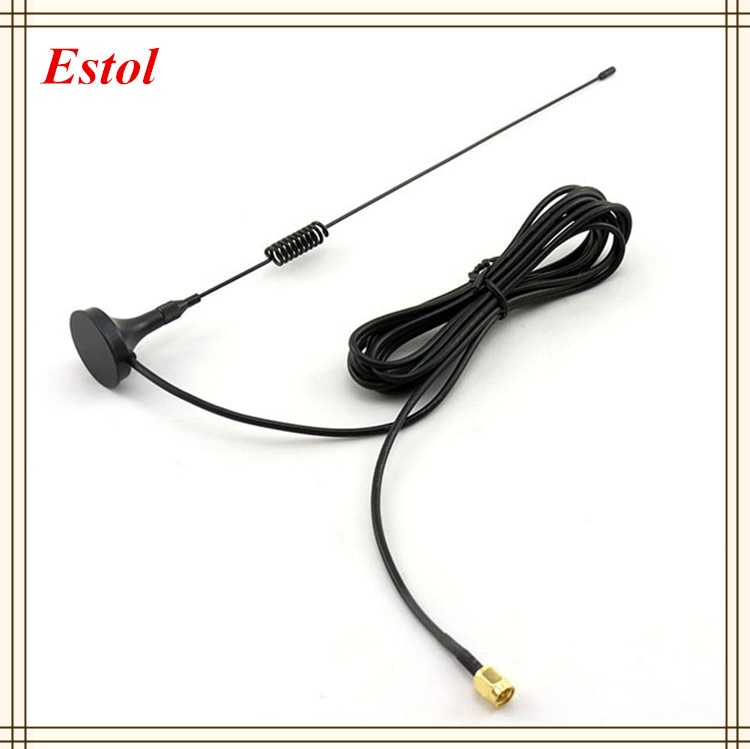 Antena magnética Omni direccional de doble banda, 900/1800 Mhz, 3dBi, GSM, DCS, Cable de 3m aéreo celular con conector macho SMA