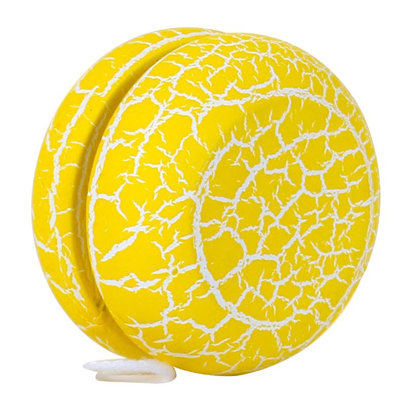 1pc crepe in legno Yoyo Lovely Yoyo Playthings per bambini bambini Tollders: yellow