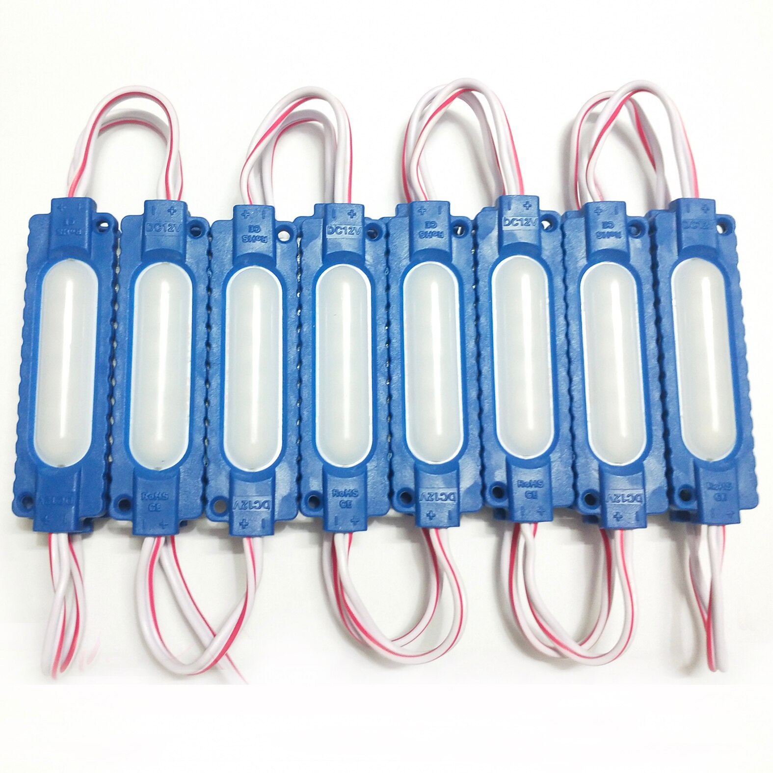 10pcs 2W Storefront Window Led Injection IP67 Waterproof DC12V 24V Led Module 5730 Light Advertising Light Led