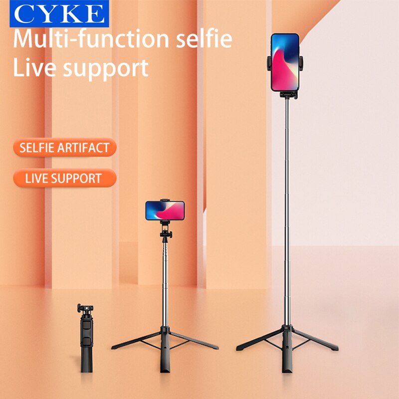 CYKE A31/A32 160CM Mini trípode/palo Selfie, rotación de 360 de cardán portátil selfi palo Selfie monópodo para el teléfono inteligente de la tableta