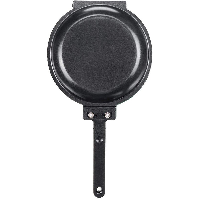 Poêle antiadhésive bricolage, poêle Double face poêle petit déjeuner, cuisinière à gaz et Induction universelle