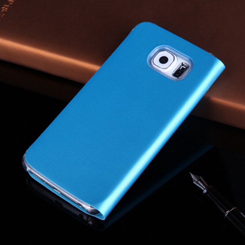 Slim Wallet Holster Original Leather Case Flip Cover Card Holder Sleeve Bag For Samsung Galaxy S6 G920 / S6 Edge G925 5.1inch