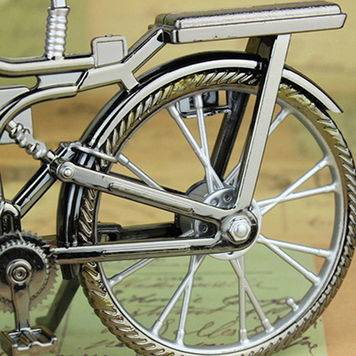 Boligindretning retro cykel vækkeur arabisk tal cykel form vække bord bord ur sejt vækkeur kunstværker