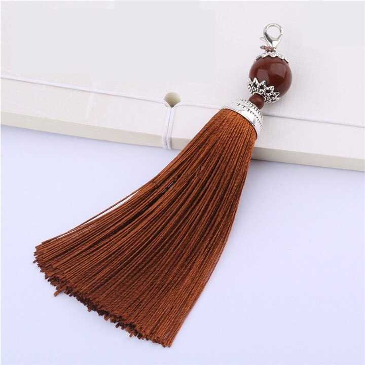 3 stuks gladde zijden kreeftensluiting kwastjes franje hanger diy knutselen kwastjes versieringen kleding gordijnen decoratie oorbellen sieraden onderdelen: Koffie kwastjes