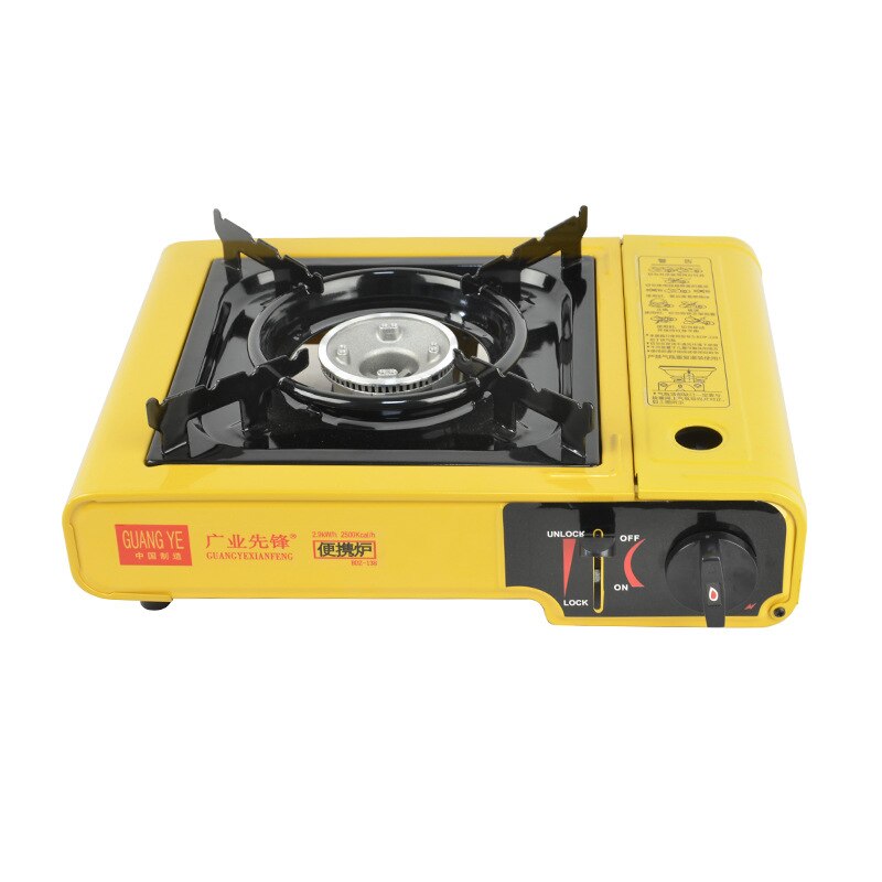 Card Oven Semi-Staal Grote Kachel Hoofd Outdoor Draagbare Oven Wind-Proof Barbecue Oven Camping Kachel
