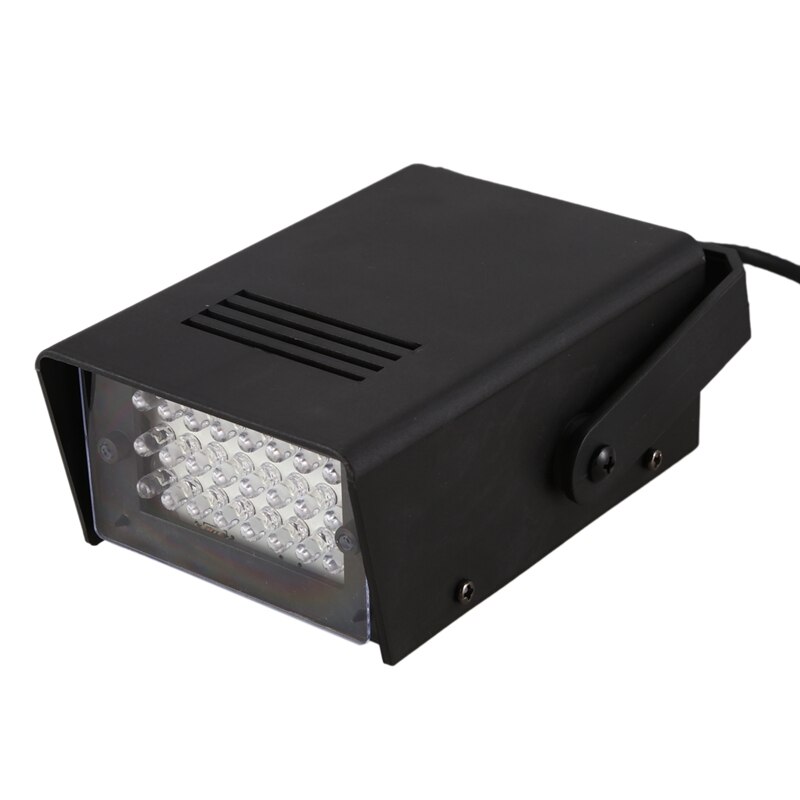 Mini LED Strobe Stroboskop Blitzer Weiß Licht Wirkung AC 100-240V Disko Bühne
