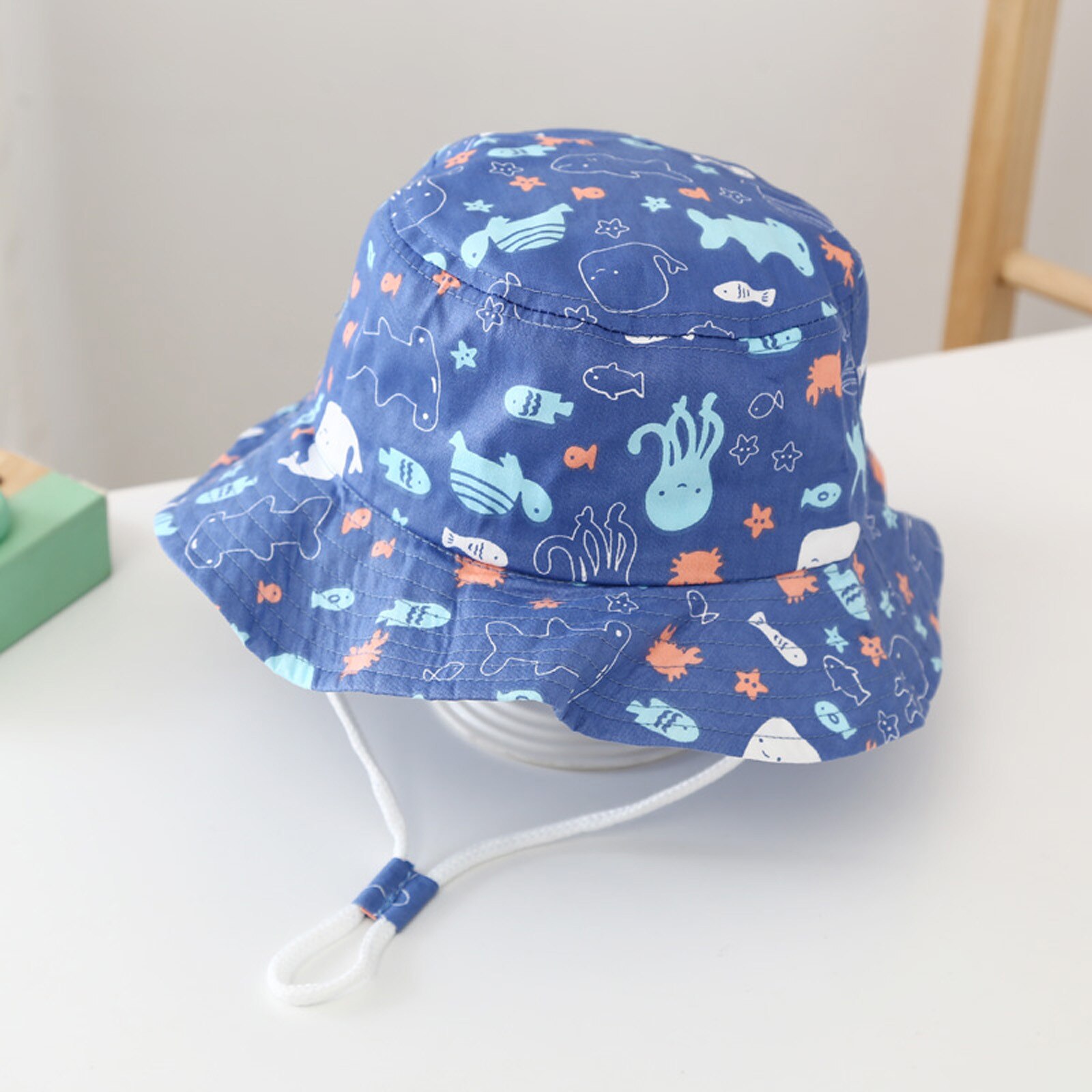 Chapeau de soleil pour bébé de 2 à 6 ans, seau d'été pour enfants, garçons et filles, avec mentonnière réglable, Panama, casquette de pêcheur Hip Hop: J