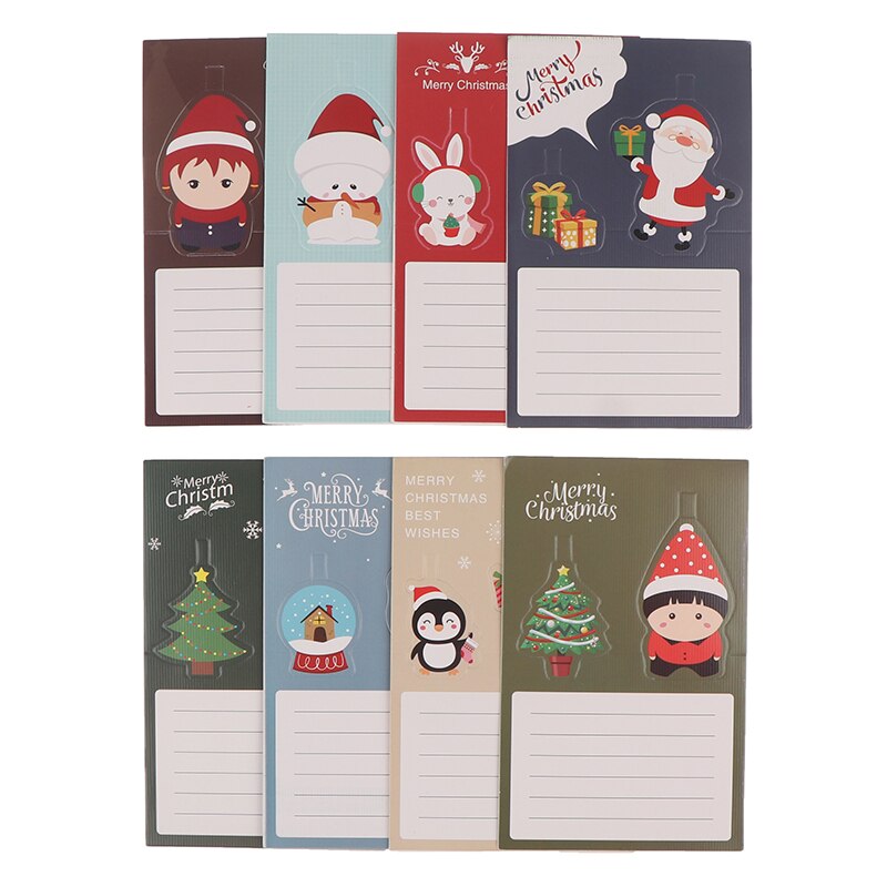 1pc 3D Merry Christmas Greeting Cards Party Invitations Year Greeting Card