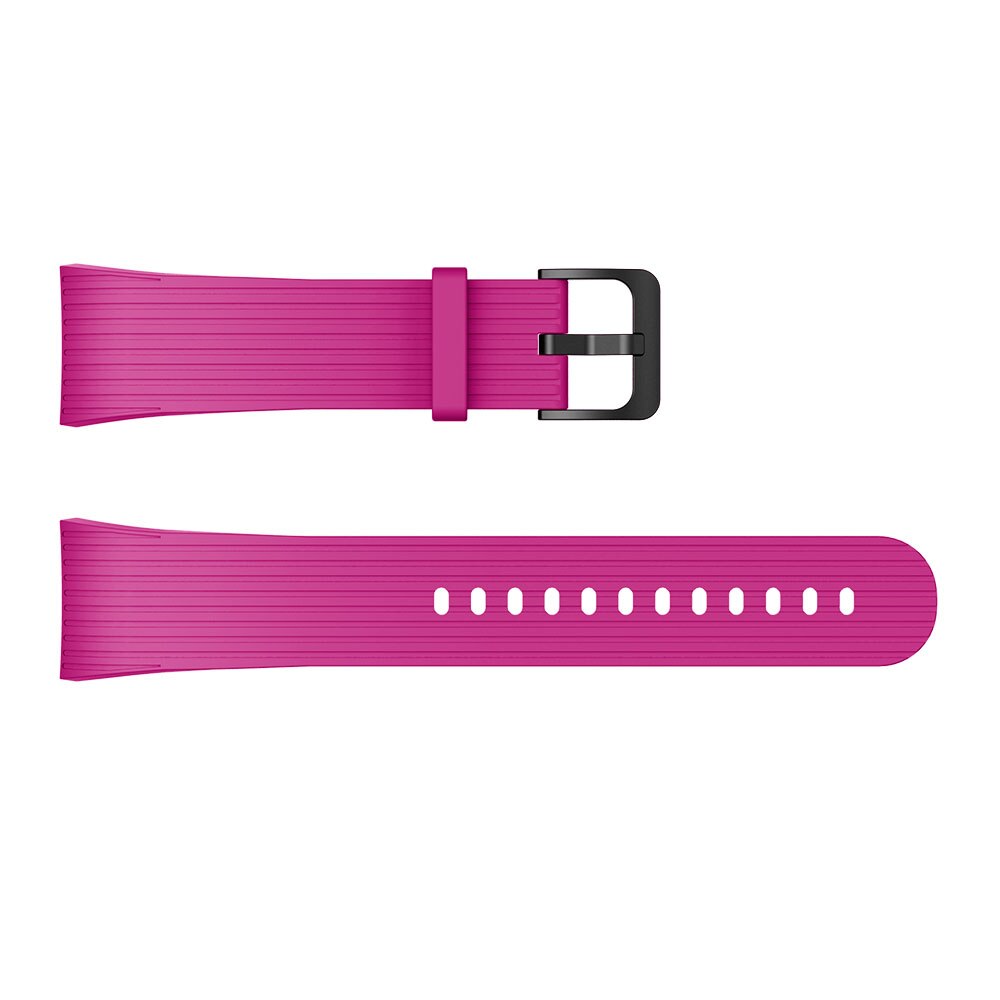 Behua vervangende polsband voor samsung gear fit 2 pro band siliconen polsband voor samsung fit 2 sm-r360 waterdicht l/s maat: Rozenrood / S-maat