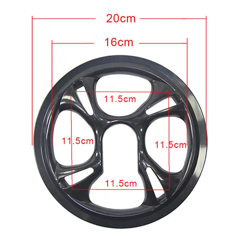 MTB Road Bicycle Sprocket Protection Crankset Crank Guard Protector Bike Chain Wheel Ring Protective Cover Cycling Accessories: black