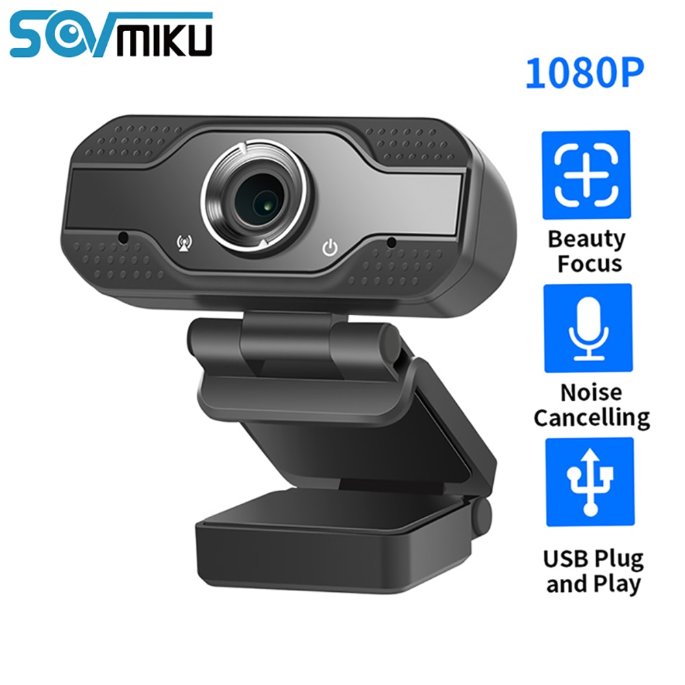 1080P Hd Usb Webcam Draaibare Mini Web Camera Plug En Spelen Met Micphone Voor Pc Computer Desktop Laptops Video conferentie Werk