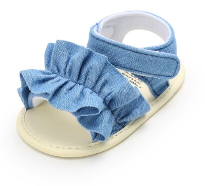 Baby Infant Kid Girl Soft Sole Crib Toddler Summer Princess Sandals Beach Shoes 0-18 Months: C / 0-6 Months