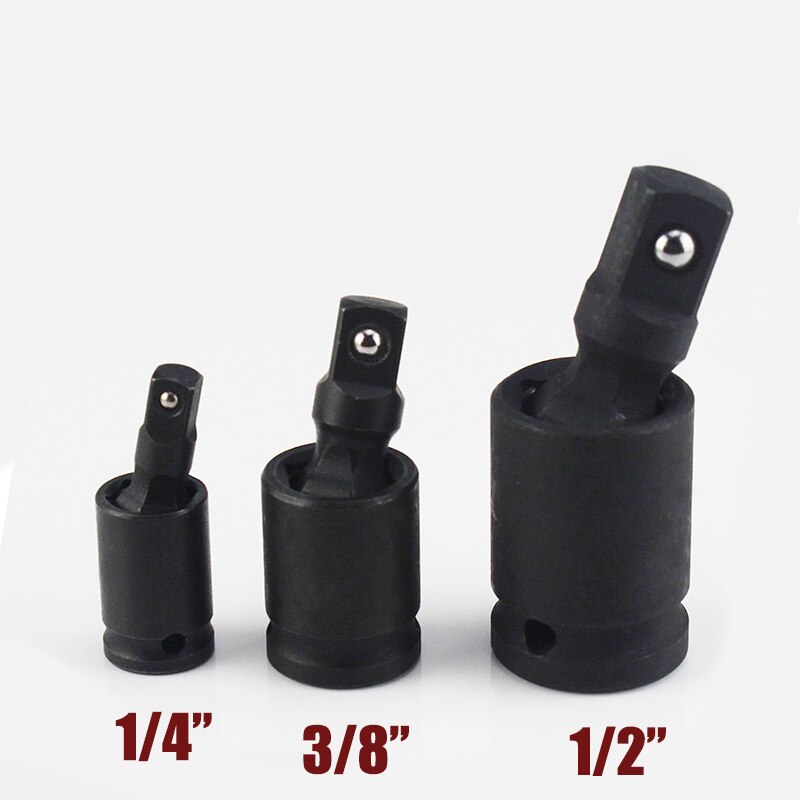 1/4 "3/8" 1/2 "pneumatique universel Joint ensemble cliquet Angle rallonge barre adaptateur de prise manuel pliable adaptateur prise outils: all 3 pieces