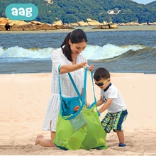 AAG Giocattoli Spiaggia Sacchetto Della Maglia Esterna Mamma Del Bambino Giocattoli Da Spiaggia Estate Borsa Scavo Strumento di Sabbia di Stoccaggio di Articoli Vari Sacchetti di Mano *