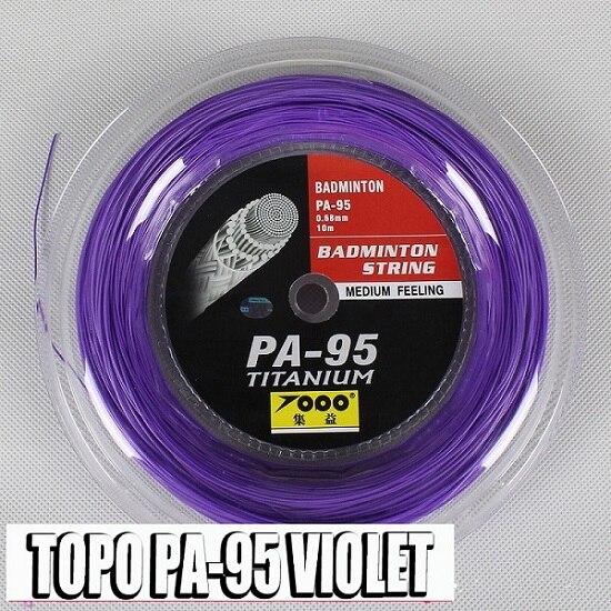 TOPO PA95 Badminton string reel 200m: Purple