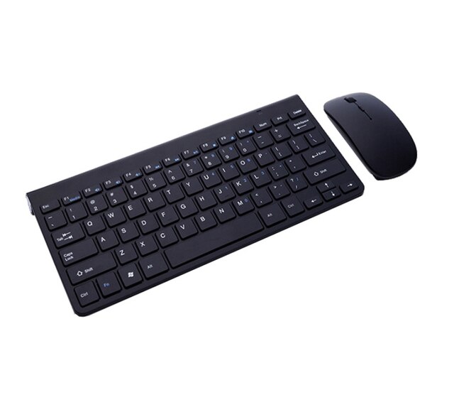 Wireless keyboard and mouse suit business office wireless keyboard and mouse suit: Black