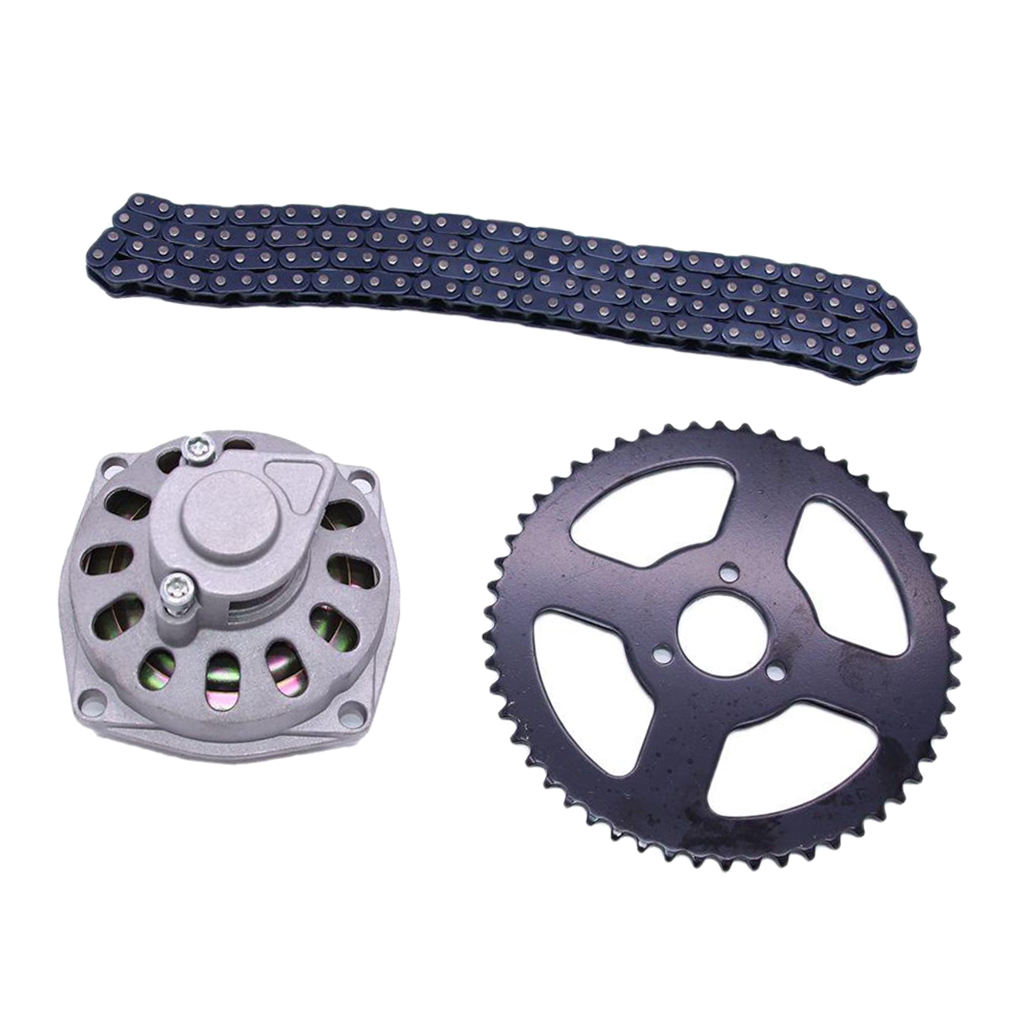 Motorcycle Sprocket Kit Drive System T8F Chain &amp; 6T &amp; 54T 26mm Rear Sprocket Kit for Mini Motorcycle 49cc Motorbike