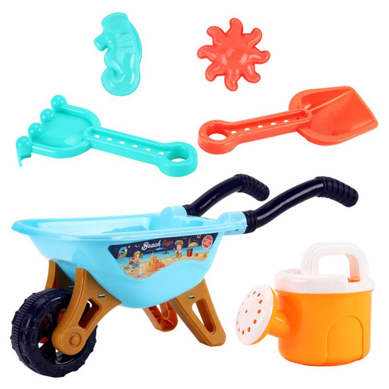 1 Set 6Pcs Summer Beach Toys Kids Seaside Playthings Plastic Funny Kids Toys