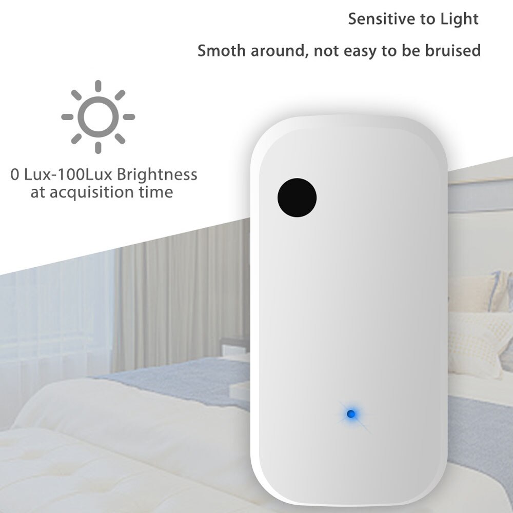 Tuya ZigBee WiFi Light Sensor Intelligent Home Illumination Sensor Linkage Control Brightness Sensor Work with Tuya Device