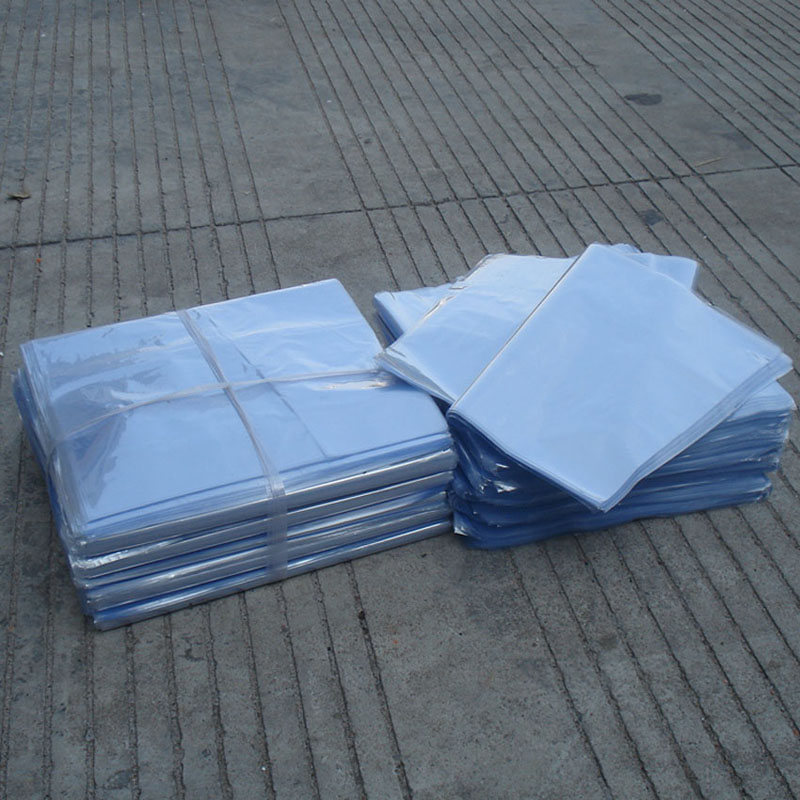 100 teile/los PVC Schrumpf Film wickeln Lagerung Tasche Einzelhandel Dichtung Verpackung Tasche Klar Kunststoff Mehrzwecktasche Kosmetik Verpackung Beutel