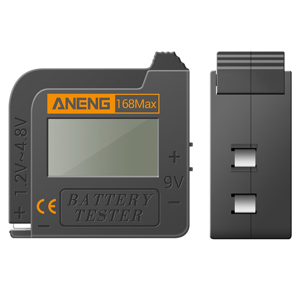 Digital Lithium Battery Capacity Tester Test Checkered Load Analyzer Universal 168max Display Check Aaa Aa Button Cell