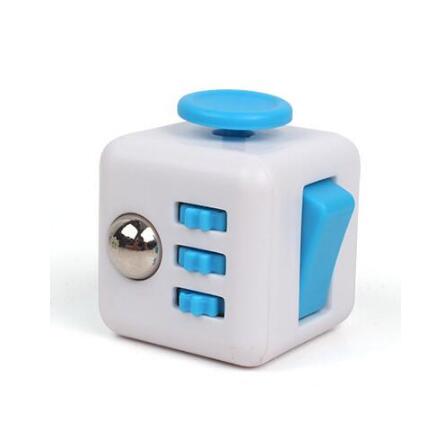 3.3cm Press With Button Anti Irritability Cube Toy Stress Relief for Adults and kids Antistress Toys: 6