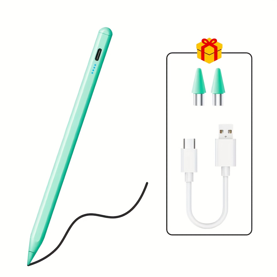 Styluspen voor ipad 9.7 " pro air mini 12 inch 1st 2nd 3rd 4th 5th universele touchscreen capacitieve pen accessoires pencil p: Groente