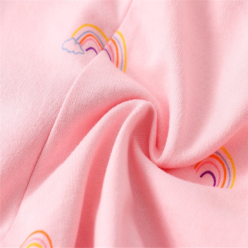 Kids Trousers Pants with Rainbow Print for Baby Girls Girls Sweatpants Spring Children Sweatpants for Girls Clothes