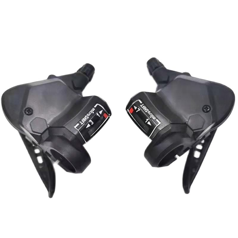 Microshit Bicycle Derailleur Shift Lever 3*7 8 9 21 24 27peed MTB Mountain Bike Shifter Folding Bike Trekking Bicycle Shifter