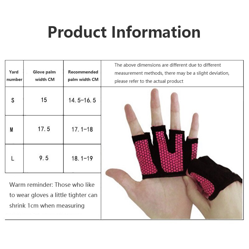 Gym Fitness Half Four Finger Gloves Men Women Glove Power Weight Lifting Bodybuilding Hand Non-Slip Protection Fitness Exercise