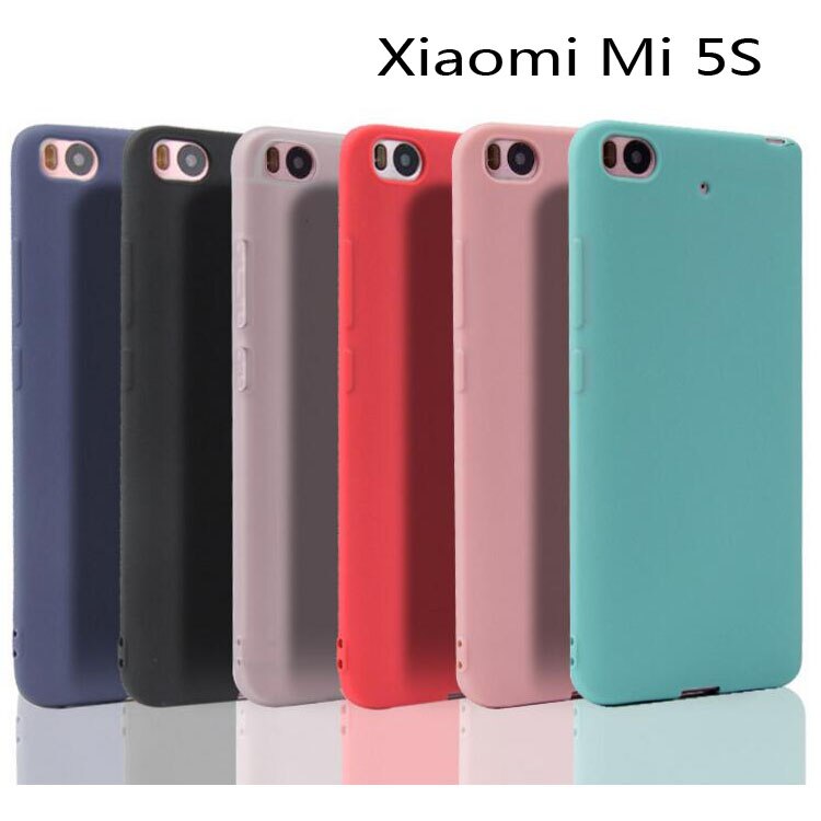 Ricestate marka kılıf Xiaomi Mi5s Mi 5S buzlu kalkanı telefon kılıfları Xiaomi mi5s arka kapak TPU mat katı renk yumuşak kılıf