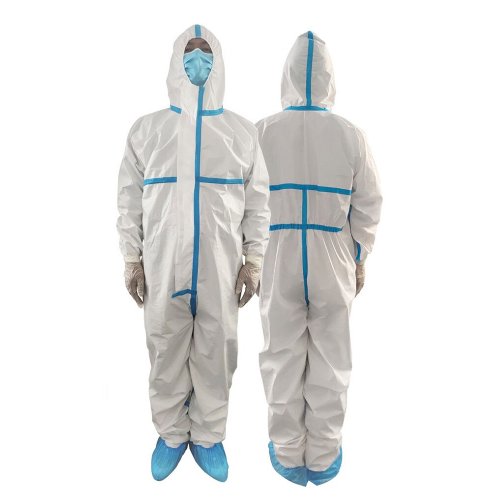 Disposable Protective Clothing Hooded Waterproof Bacillus Laboratory Epidemic Isolation Work Clothes