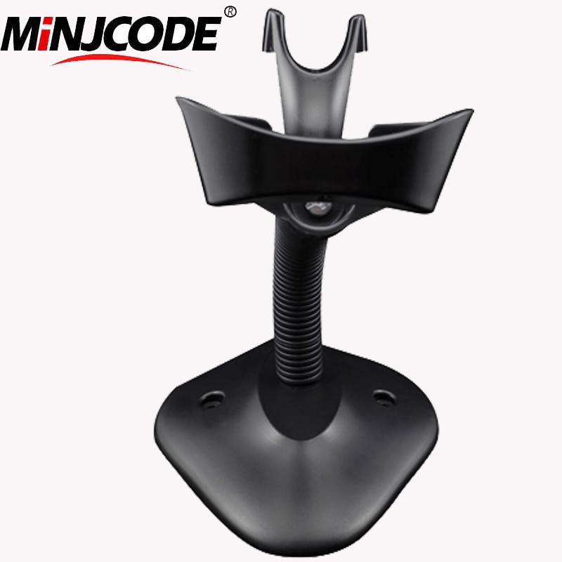 MINJCODEBlack/White-soporte para Escáner de código de barras, adecuado para cabeza de escáner, soporte de soporte