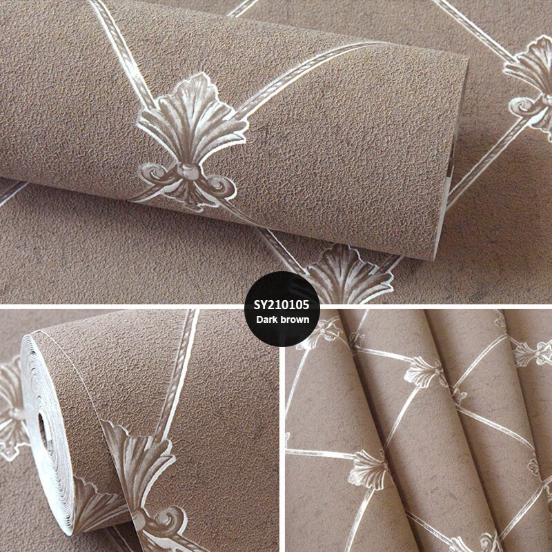 Papel tapiz 3D de imitación de mármol para pared, tapiz grueso de de imitación de cuero, entramado de diamantes para dormitorio, U169: SY210105