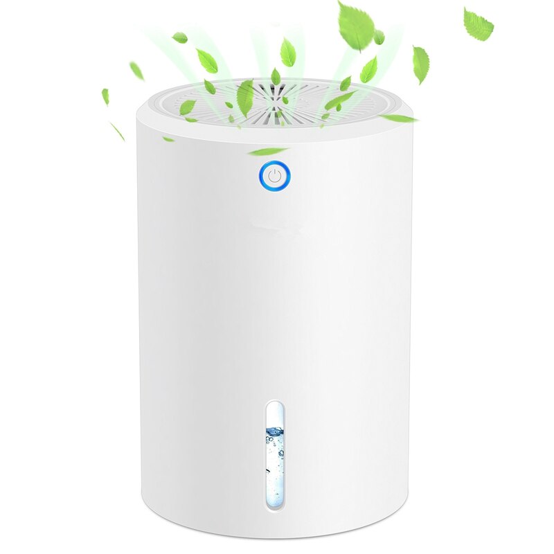 Electric Mini Air Dehumidifier 900Ml Portable Air Purifier Machine Automatic Power-Off Defrost for Home EU Plug: Default Title