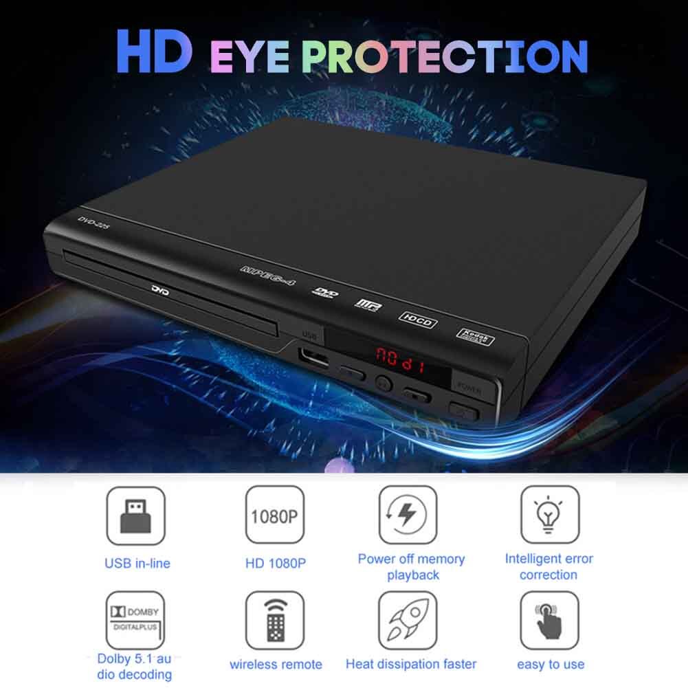 5.1 Surround Sound For TV Entertainment With AV Cable DVD Player Video USB Compatible Media HD 1080P Audio All Region Free Movie: UK