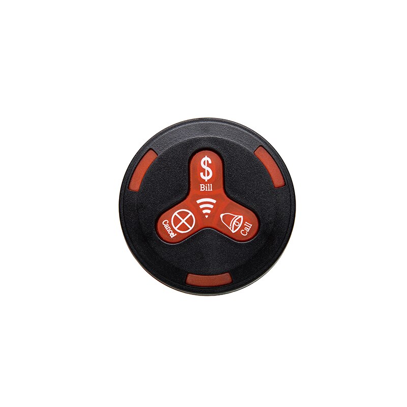 Mindewin draadloos oproepsysteem voor restaurants pager 12 stuks mk -3 oproepknoppen en 1 stuk mr -2 led-display toont 1 groepsnummer
