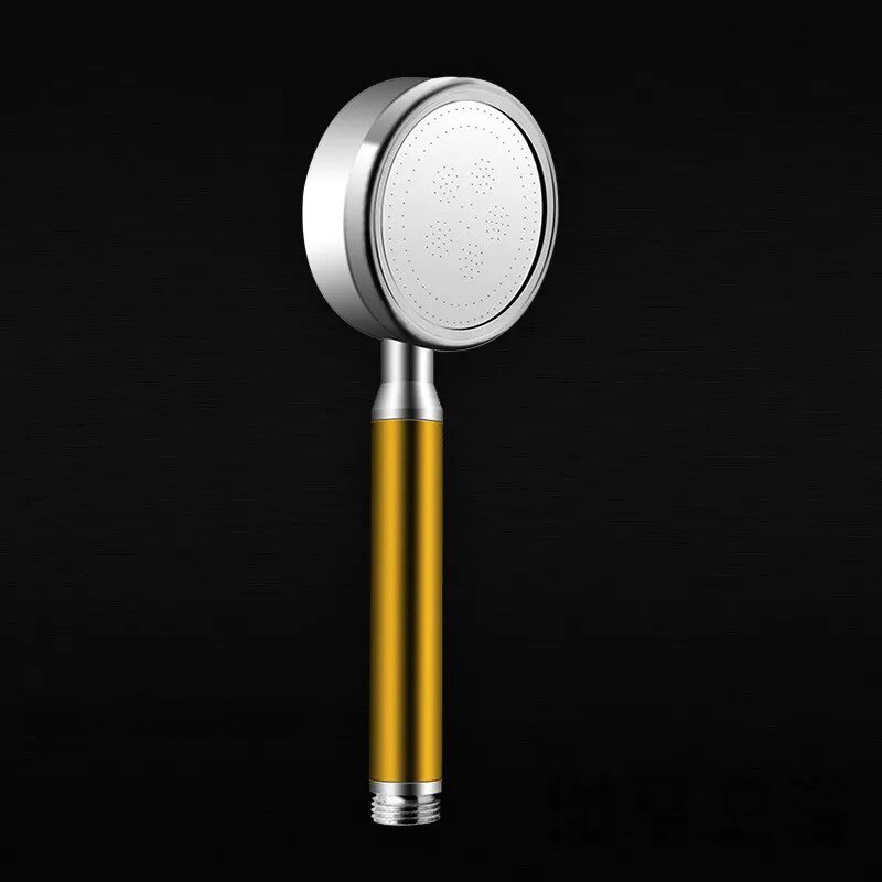 Aluminium Onder Druk Bad Regendouche Filter Hoofd Hoge Druk Enkele Kop Bad Badkamer Water Filtratie Douchekop Spa: YELLOW