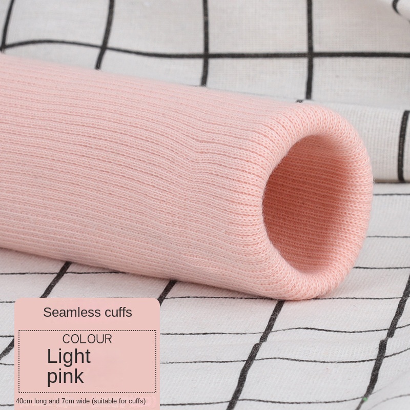 2 Stuks 40Cm Gebreide Rib Elastaan Ribbel Strip Stretch 2X2 Stof Materiaal Beenopening Manchetten Vervangen Trims Diy Stof