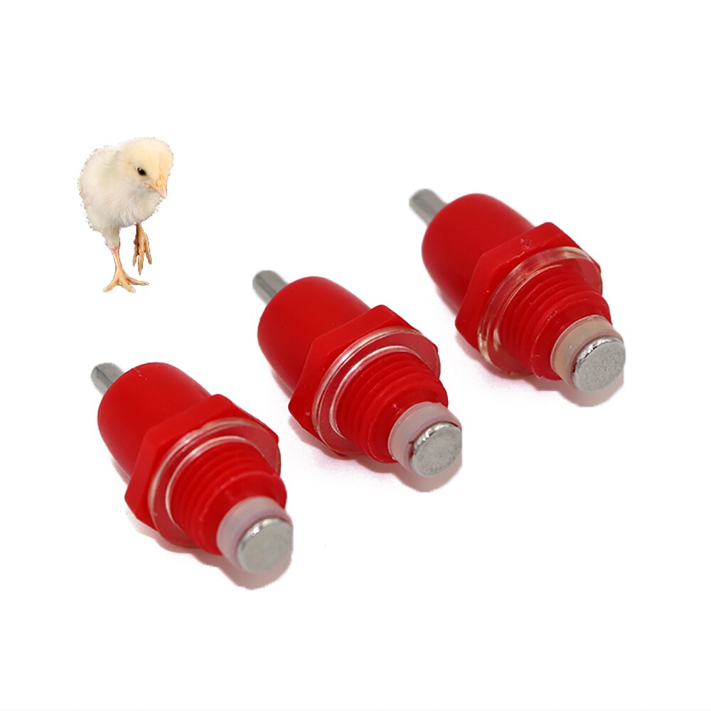 50 stuks drinknippels voor kippen, automatische drinknippels voor pluimvee, 360 hoekdrinkers voor legpluimvee, watergeefapparatuur voor boerderijen