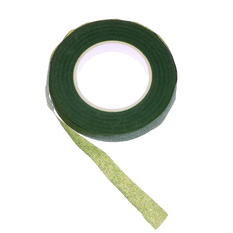 Cinta de papel verde autoadhesiva de flor de seda Artificial 30M, película para injertos florales, tallo para guirnalda de guirnaldas, manualidades DIY