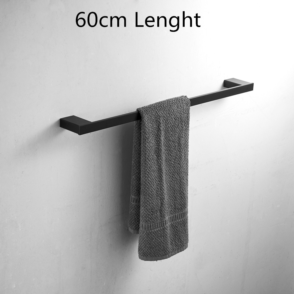 Matte Black Bath Hardware Sets Towel Rack Corner Shelf Paper Holder Towel Bar Stainless Steel Bathroom Hardware set