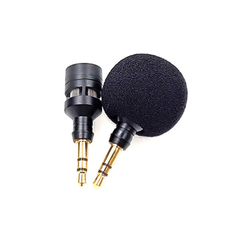 3.5mm Plug Metal Mic Recording Microphone for Mobile Phone Unidirectional Metal Mic Laptop PC Microphone For iPad Microphone: stereo
