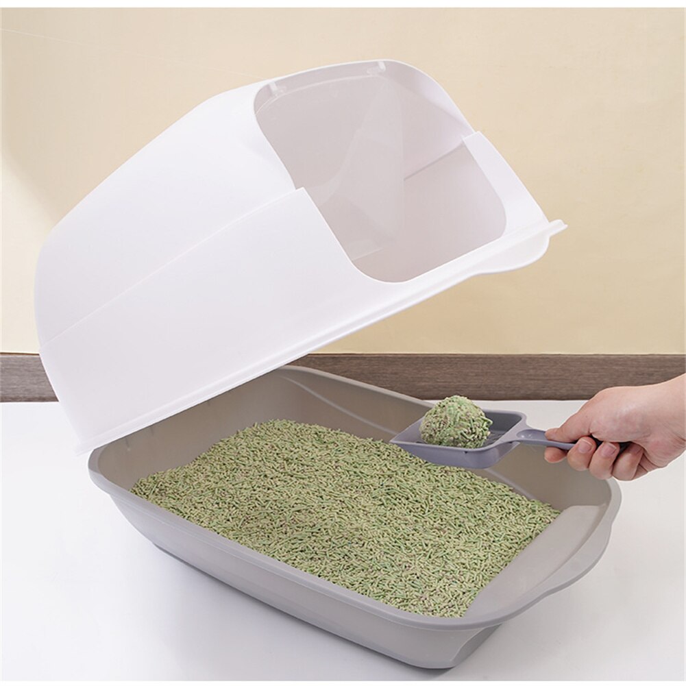 All-enclosed Cat Litter Basin Large Cat Toilet Cat Litter Basin Anti-smelly Cat Litter Basin Anti-splashing Cat Litter Basin