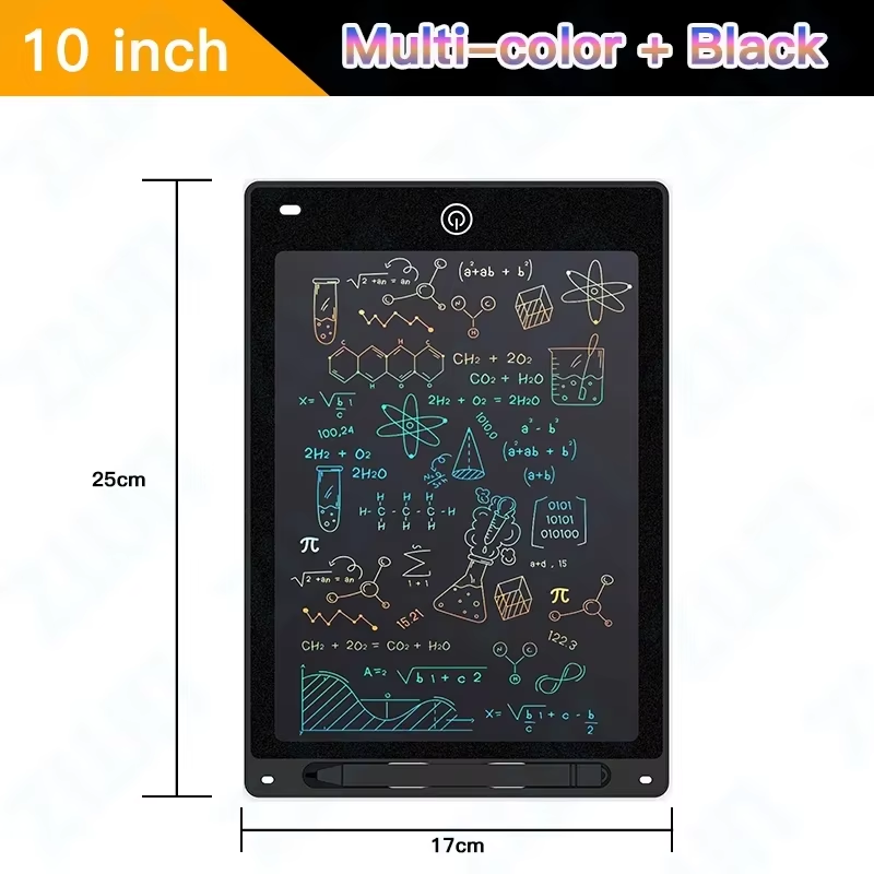 6.5/8.5/10/12 Inch Drawing Tablet Lcd Writing Board Tablet for Designs Graphic Electronic Notebook Magic Tablet To Draw Toy: Burgundy