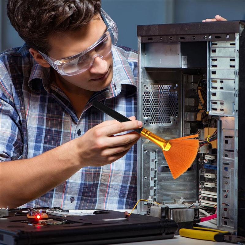 10 stücke Tragbare Anti-statische Abstauben Pinsel Laptop Reinigung Bausatz Für Computer Tastatur Kleine Raum Reiniger