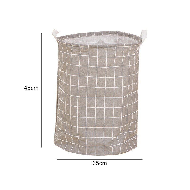 Laundry Basket Foldable Toy Storage Baskets Picnic Dirty Clothes Basket Box Cotton Wash Clothes Box Baby Organizer: 6