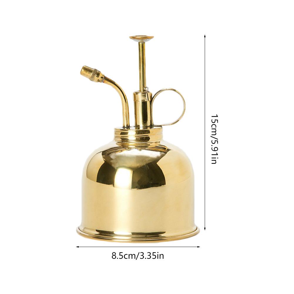 Luxe Watering Fles Nordic Vintage Messing Succulenten Kleine Gouden Tuinieren Spuiten Kan Tuin Gieter 30E