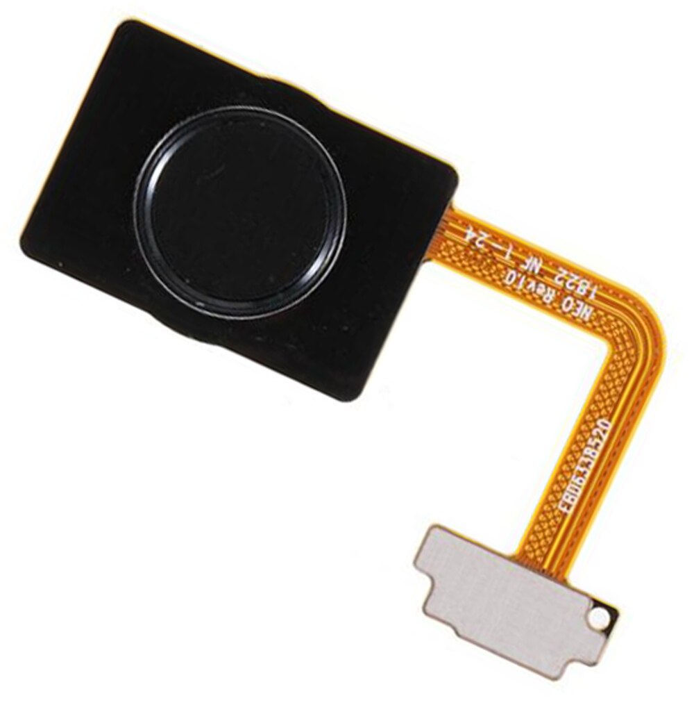 botón de inicio Sensor de huellas digitales de cinta de Cable Flex para LG G7 G7 + ThinQ G710 G7PLUS: Black